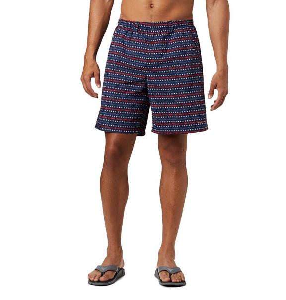 Columbia PFG Super Backcast Shorts Navy For Men's NZ89275 New Zealand